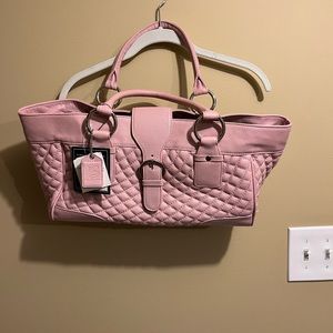 B Collective- Baby Pink Leather Purse
